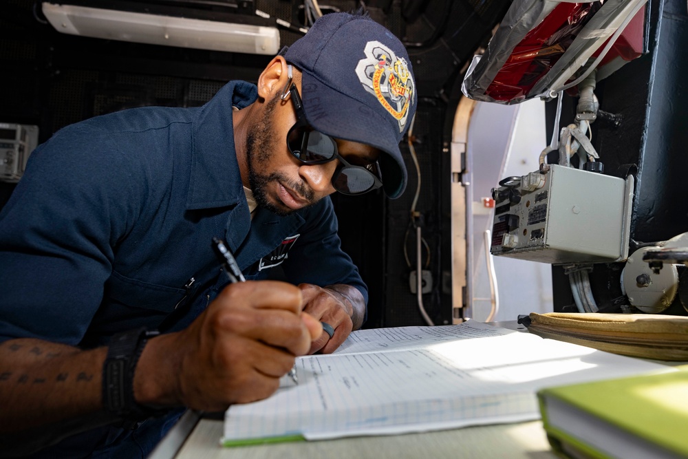 Shoup conducts routine operations