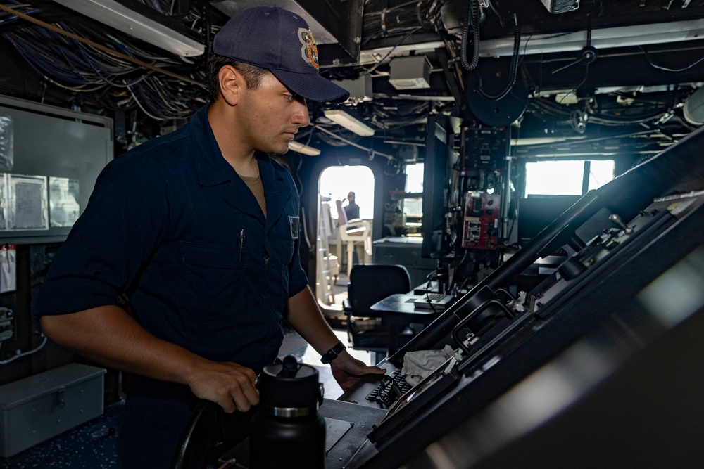 Shoup conducts routine operations