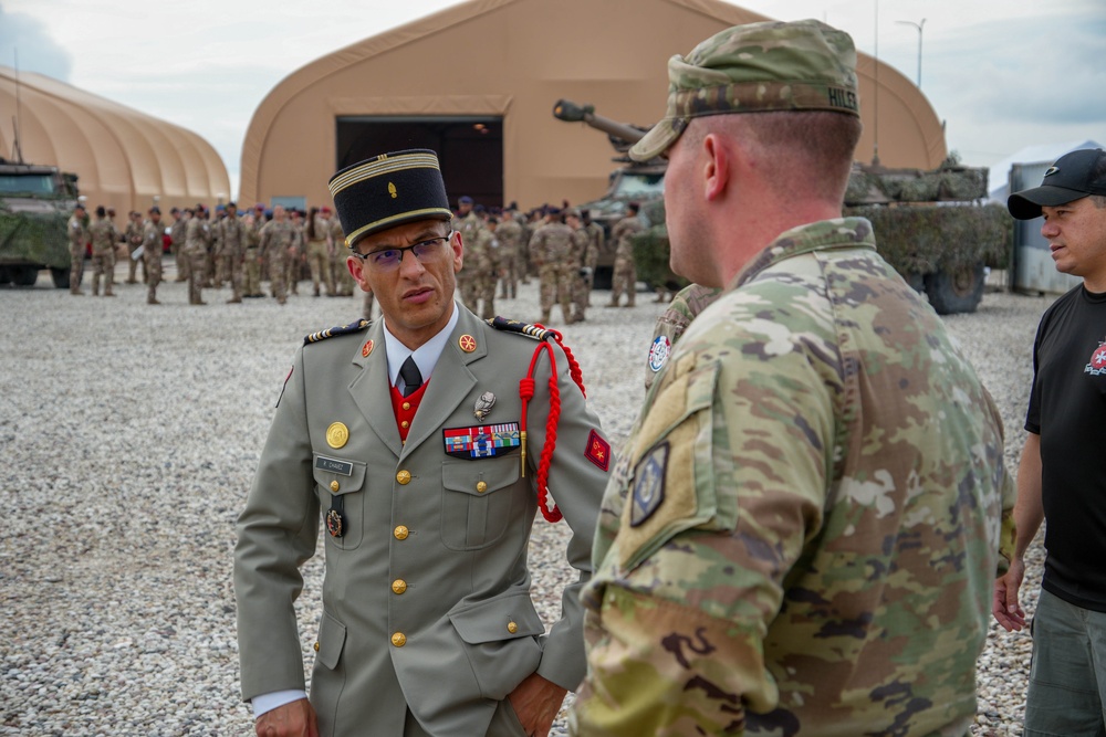 Allied nations join French military for Bastille Day festivities.