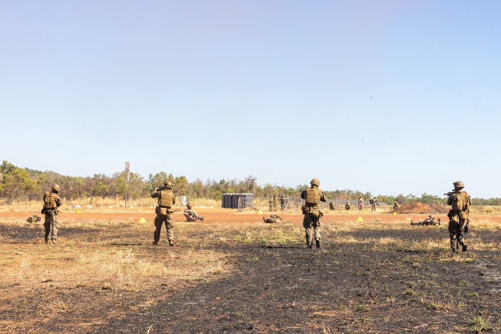 Talisman Sabre 25: U.S. Marines, sailors with 2nd Bn., 1st Marines, MRF-D 25.3 conduct airfield seizure