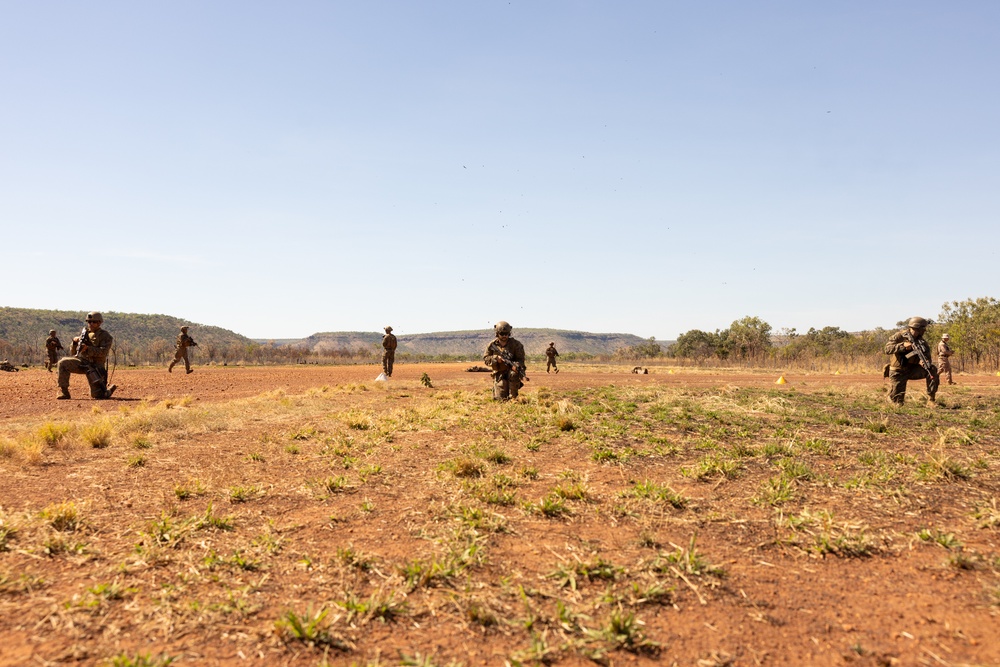 Talisman Sabre 25: U.S. Marines, sailors with 2nd Bn., 1st Marines, MRF-D 25.3 conduct airfield seizure