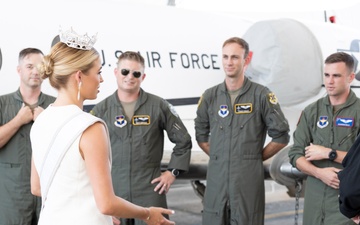 Miss America 2025 Visits Naval Air Station Pensacola