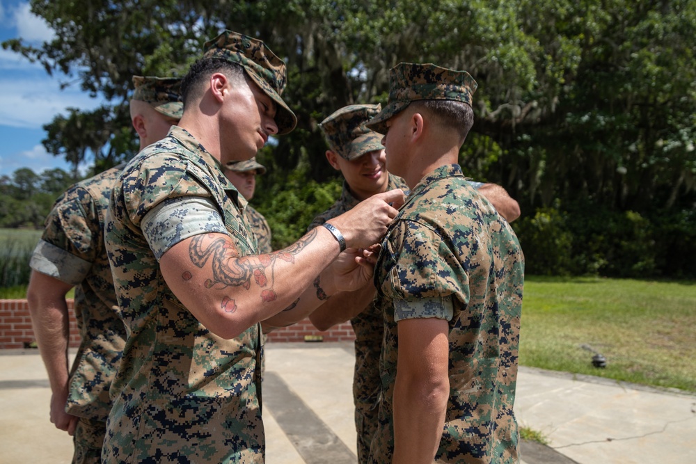 Cpl. Bolduc Promotion