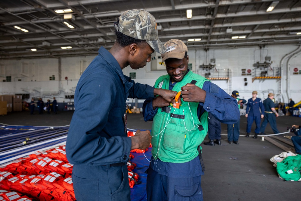 Daily Operations Aboard USS George H.W. Bush (CVN 77)