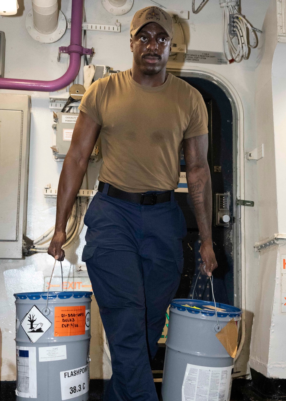 Daily Operations Aboard USS George H.W. Bush (CVN 77)