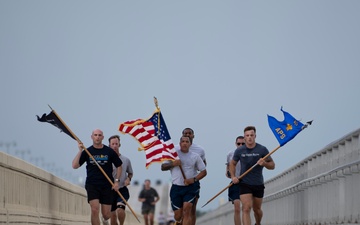 Aerial porters honor the fallen at Port Dawg Memorial Run