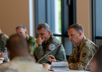 Army Air Defense General Speaks during LANDEURO