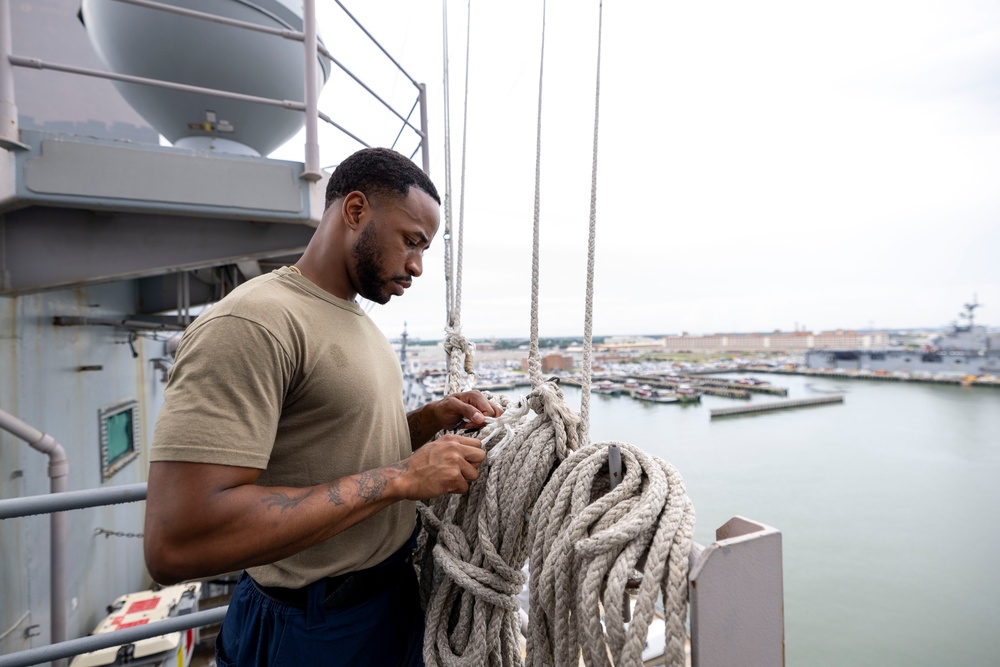 Daily Operations Aboard USS George H.W. Bush (CVN 77)