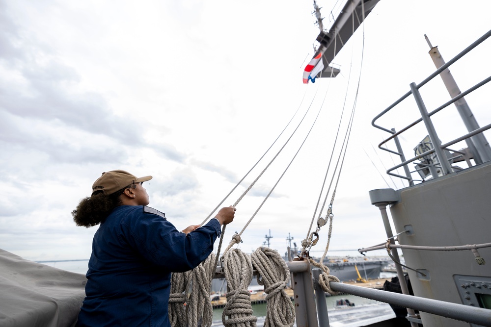 Daily Operations Aboard USS George H.W. Bush (CVN 77)