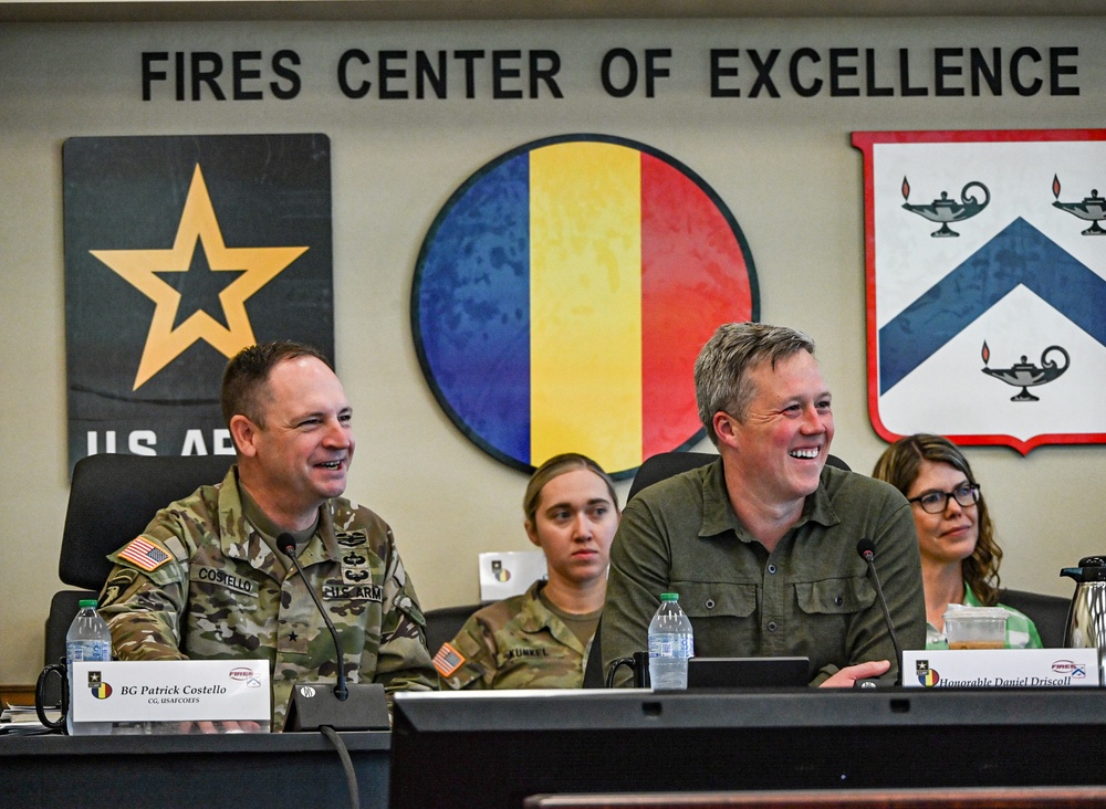 SECARMY visits Fort Sill, Oklahoma