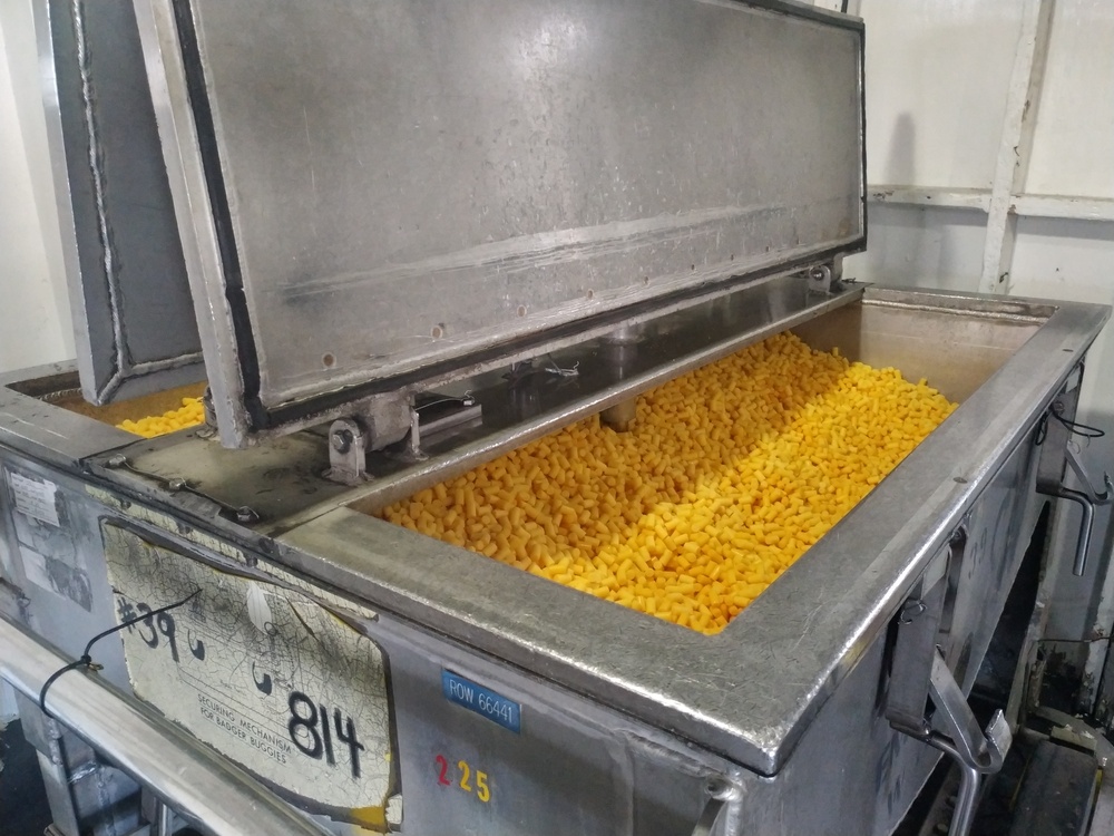 Propellant grains at Radford Army Ammunition Plant