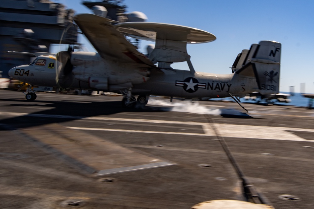 George Washington Conducts Flight Operations