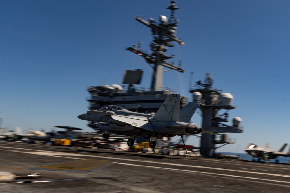 George Washington Conducts Flight Operations