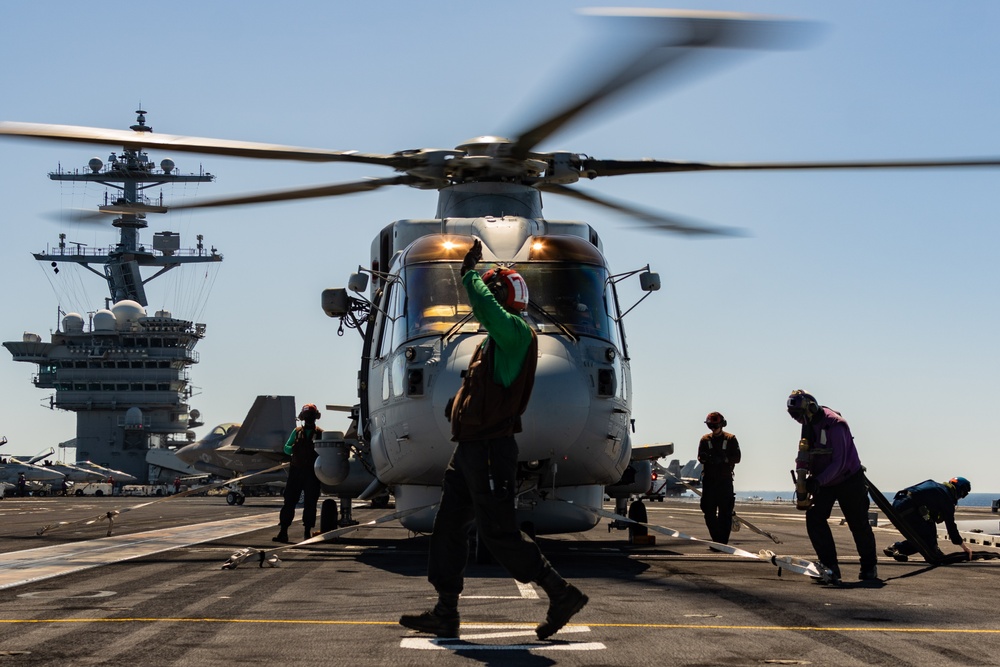 George Washington Conducts Flight Operations