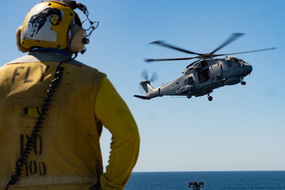 George Washington Conducts Flight Operations