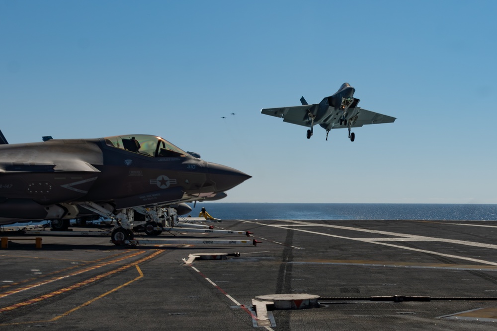 George Washington Conducts Flight Operations