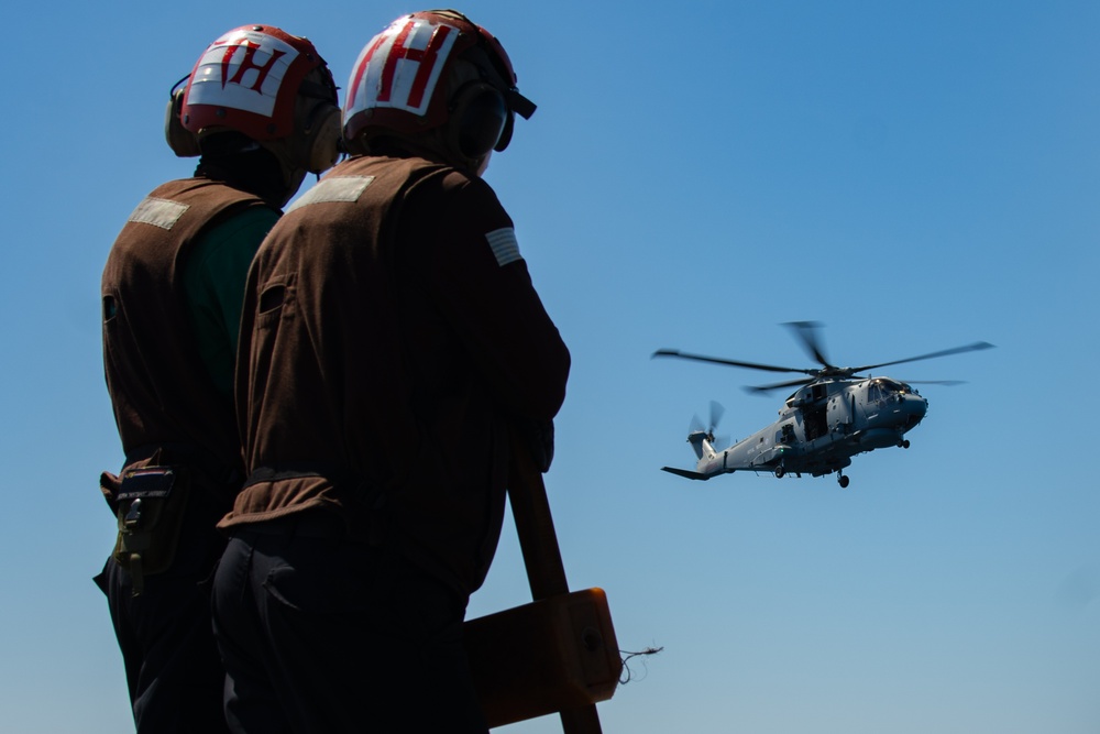 George Washington Conducts Flight Operations