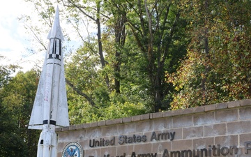 Gate at the Radford Army Ammunition Plant