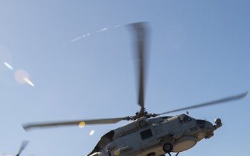 George Washington Conducts Flight Operations