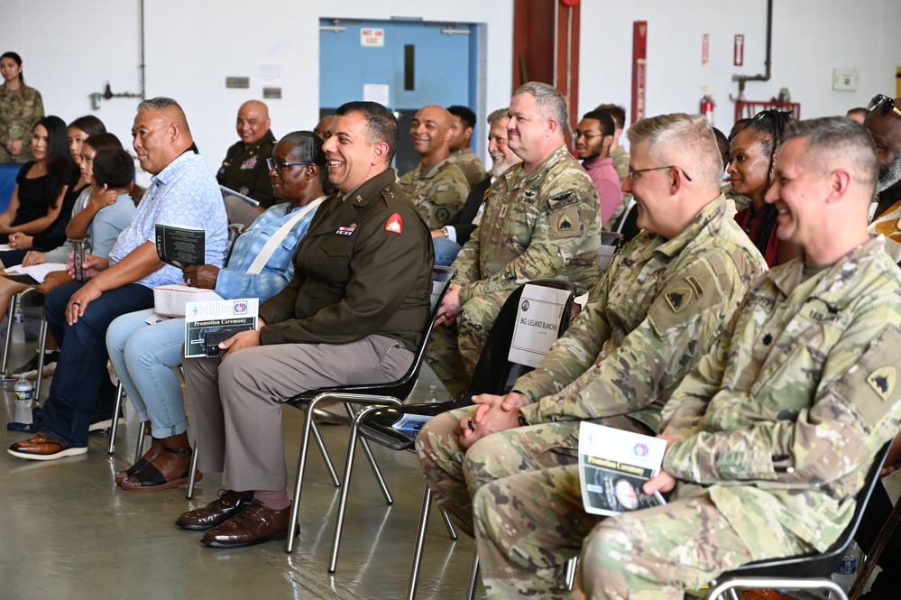CW5 Ryan San Nicolas Promotion Ceremony at Davison Army Airfield