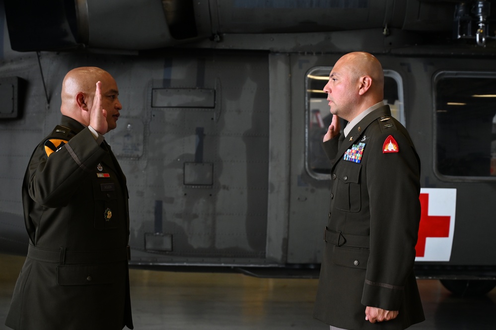 CW5 Ryan San Nicolas Promotion Ceremony at Davison Army Airfield