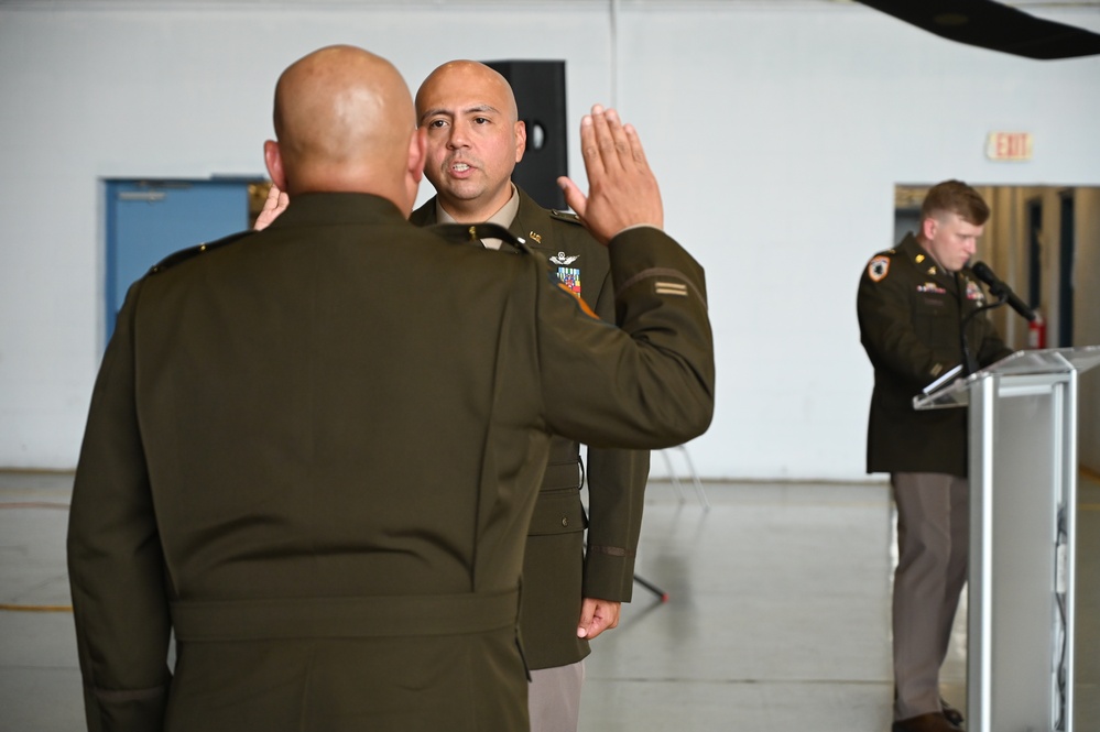 CW5 Ryan San Nicolas Promotion Ceremony at Davison Army Airfield