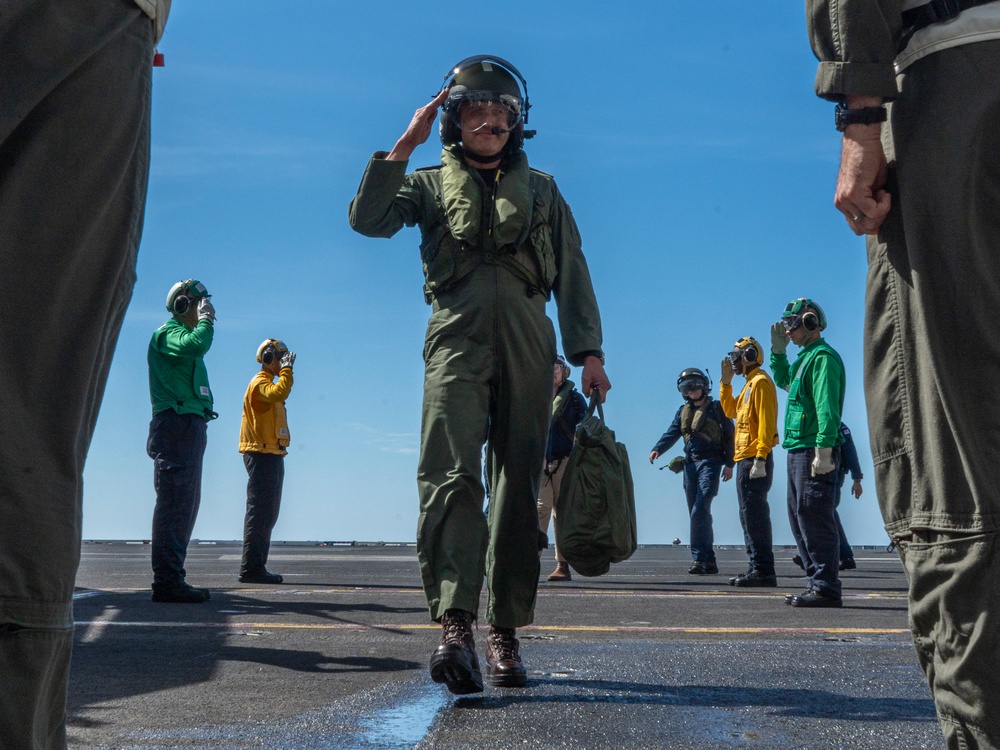 Commander, Task Force 70 (CTF 70) Hosts Royal Navy U.K. Carrier Strike Group