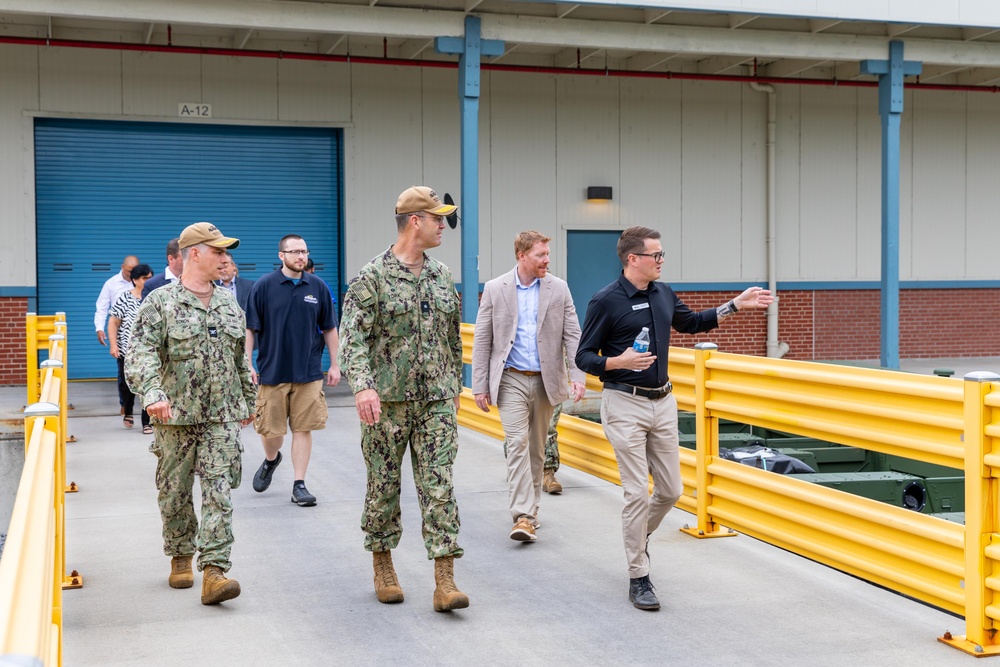 NAVSUP WSS commander tours Joint Consolidation Point