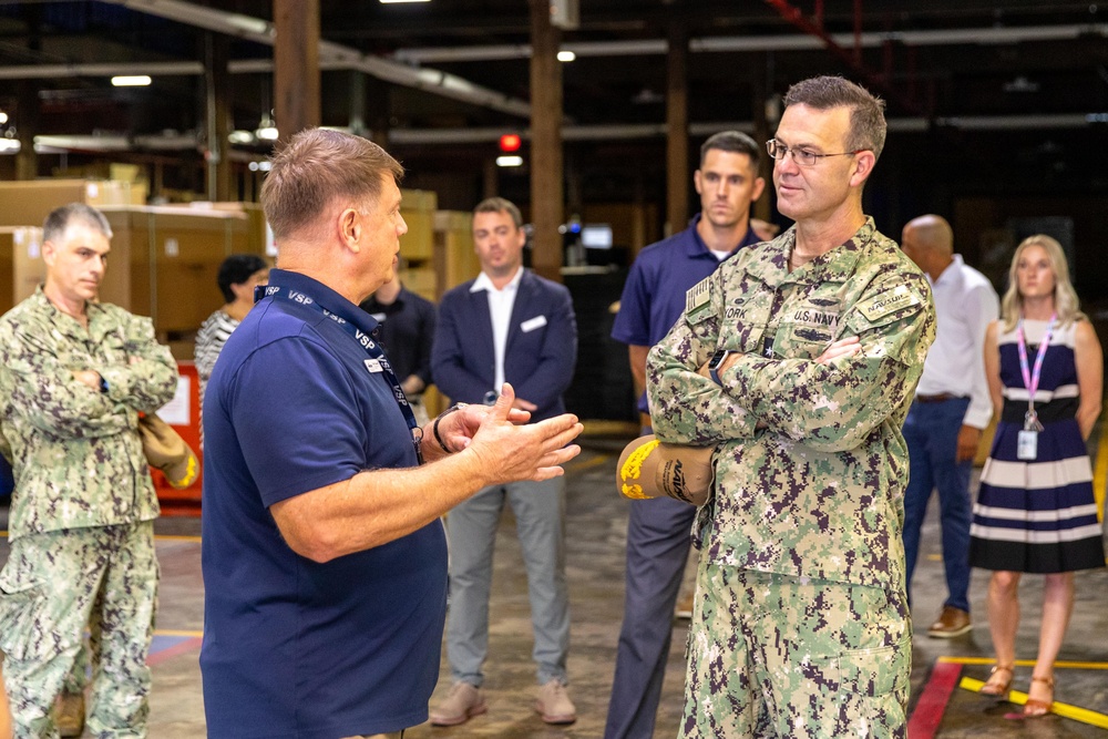 NAVSUP WSS commander tours Joint Consolidation Point