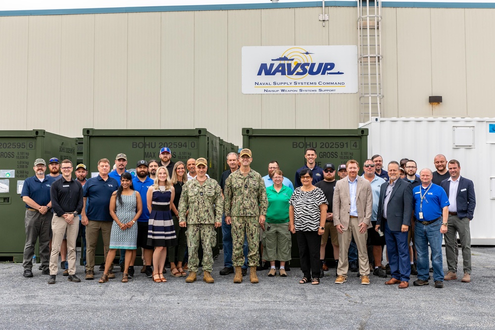 NAVSUP WSS commander tours Joint Consolidation Point