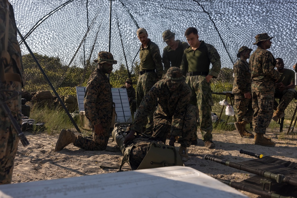 Atlantic Alliance 2025 Corpsmen Mass Casualty Drill