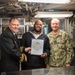 Commander Naval Forces Europe-Africa visits USS Newport NEWS (SSN 750) during Iceland Port Call
