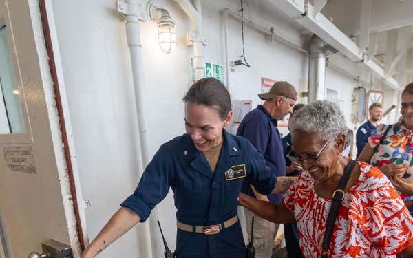 Dominican Republic Partients Board USNS Comfort CP25