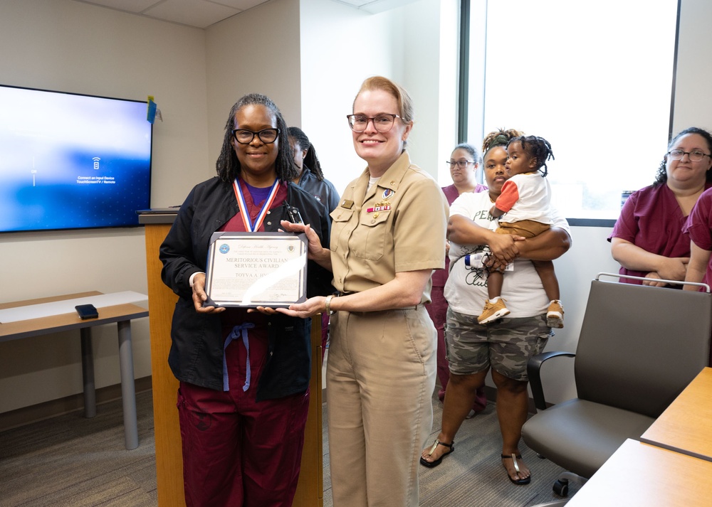 Tonya A. Hymes Receives Meritorious Service Award