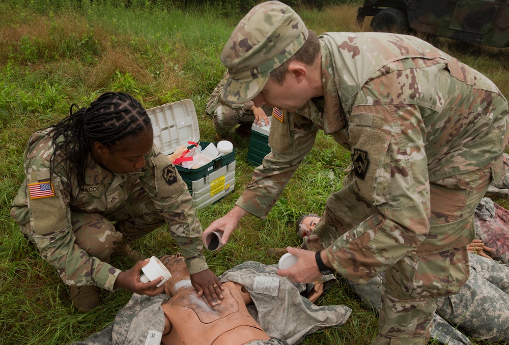 Pennsylvania National Guard Medics Conduct Mass Casualty Exercise