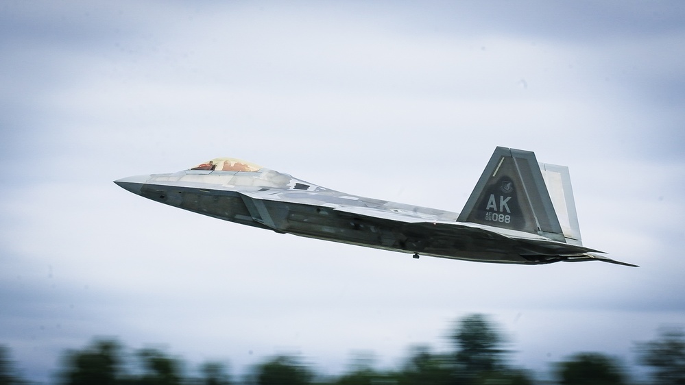 90th Fighter Squadron F-22 Raptors depart for REFORPAC