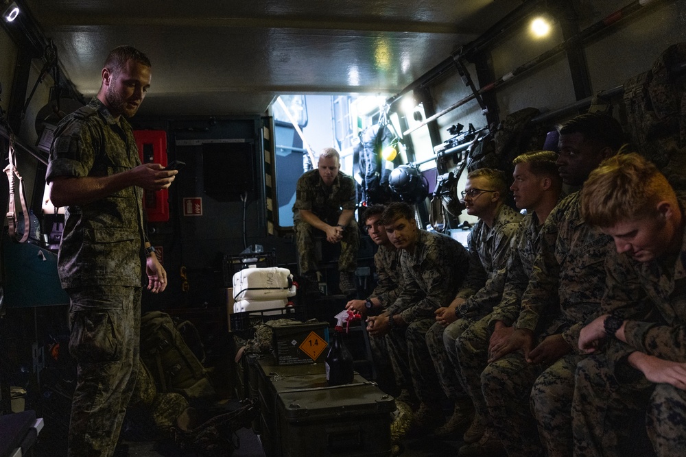 Atlantic Alliance 2025 2d Battalion, 6th Marine Regiment Aboard Dutch LCU