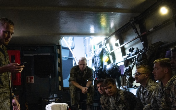 Atlantic Alliance 2025 2d Battalion, 6th Marine Regiment Aboard Dutch LCU