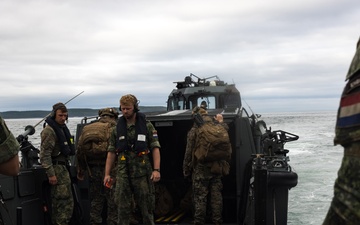 Atlantic Alliance 2025 2d Battalion, 6th Marine Regiment Aboard Dutch LCU