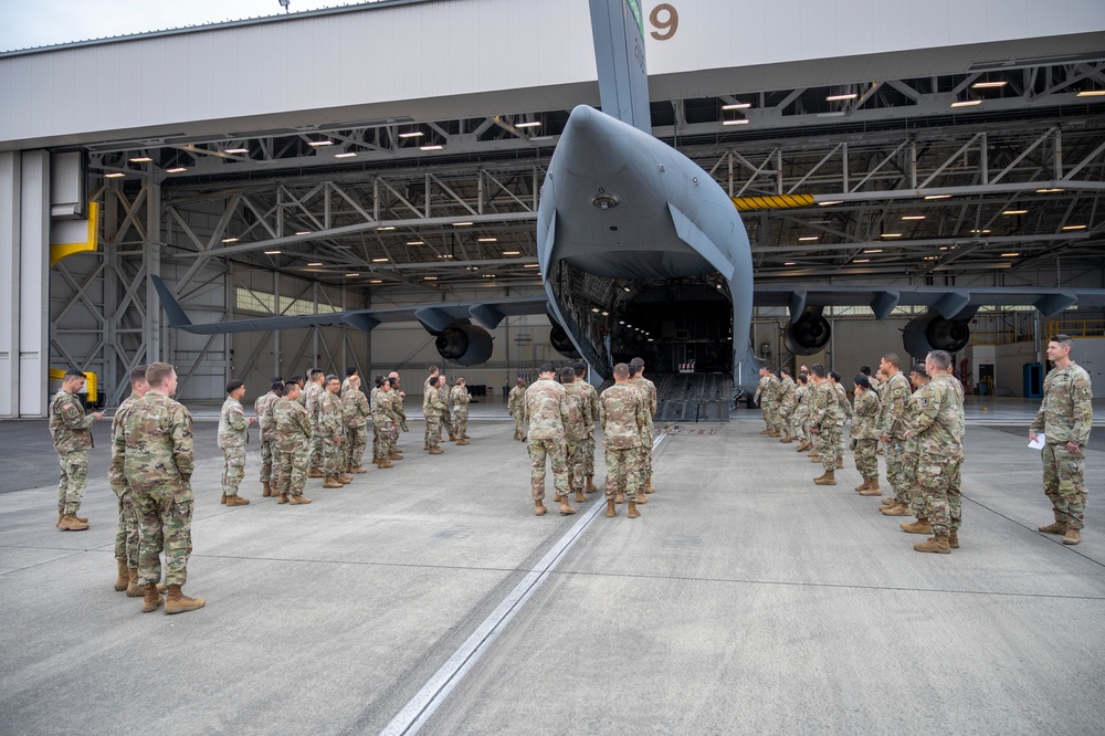 JBLM chaplains and religious teams conduct dignified transfer ramp ceremony training