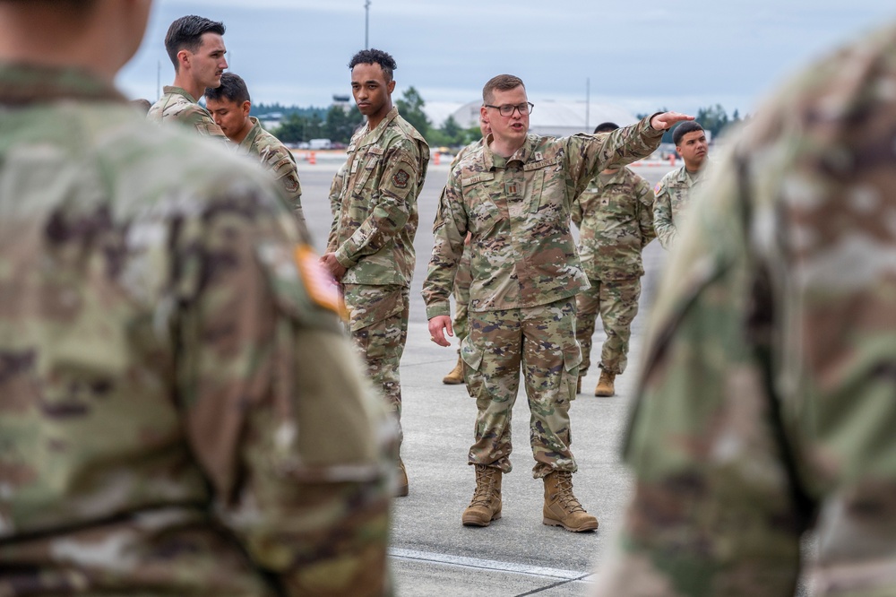 JBLM chaplains and religious teams conduct dignified transfer ramp ceremony training