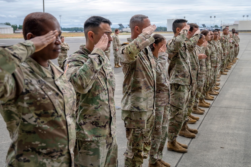 JBLM chaplains and religious teams conduct dignified transfer ramp ceremony training
