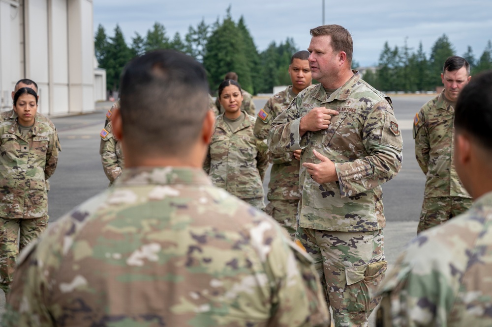 JBLM chaplains and religious teams conduct dignified transfer ramp ceremony training