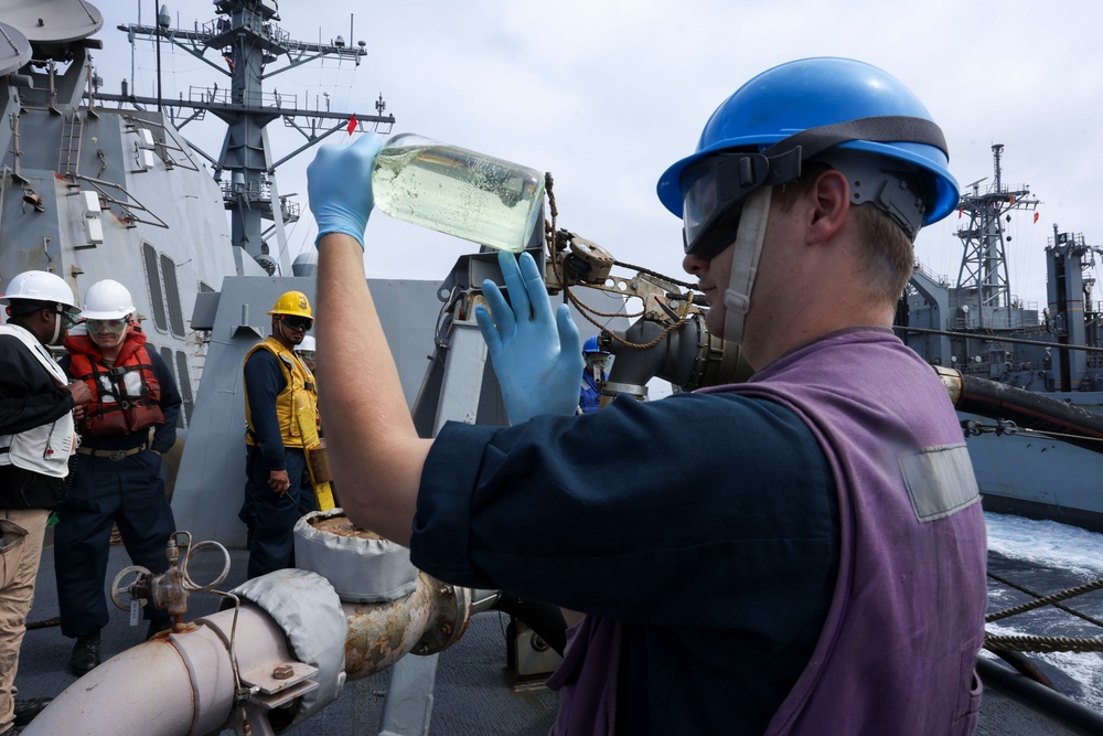 USS Bainbridge (DDG 96) Replenishment-at-Sea