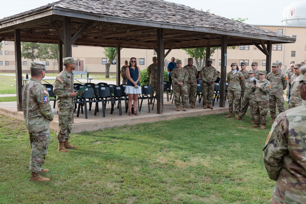 258th Signal Co, 100th BSB Change of Command Ceremony