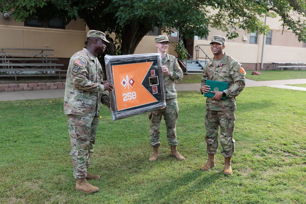 258th Signal Co, 100th BSB Change of Command Ceremony