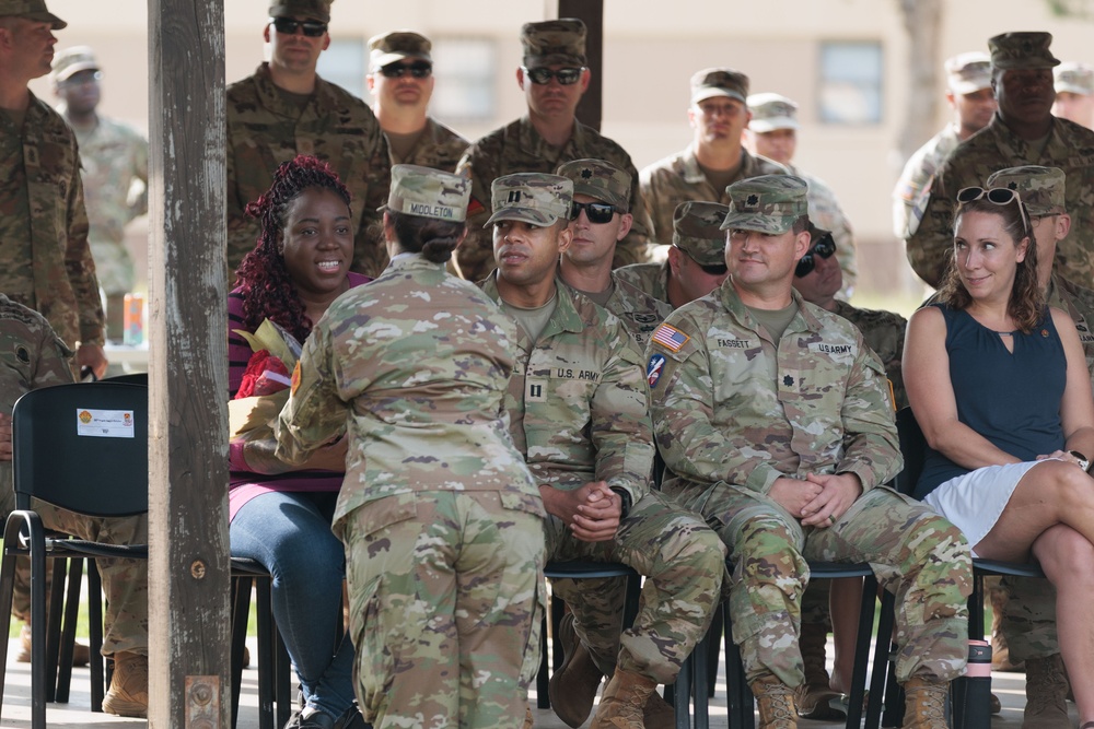258th Signal Co, 100th BSB Change of Command Ceremony