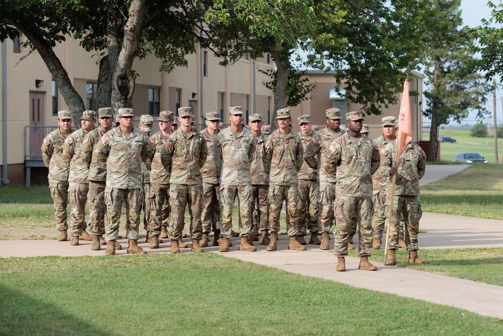 258th Signal Co, 100th BSB Change of Command Ceremony