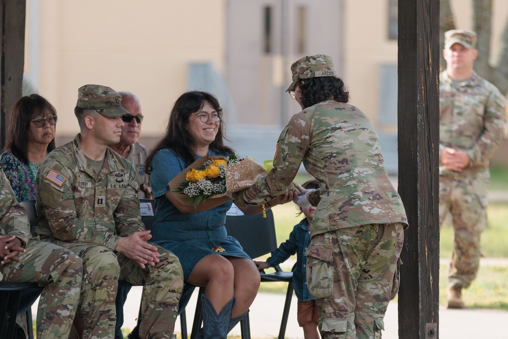 258th Signal Co, 100th BSB Change of Command Ceremony