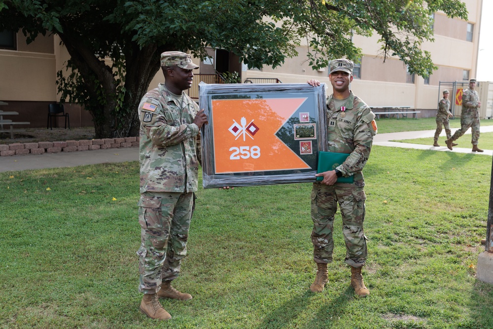 258th Signal Co, 100th BSB Change of Command Ceremony